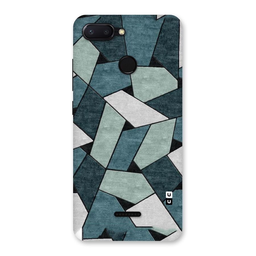 Concrete Green Abstract Back Case for Redmi 6