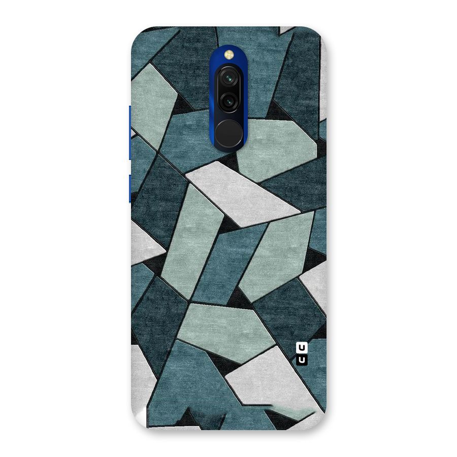 Concrete Green Abstract Back Case for Redmi 8
