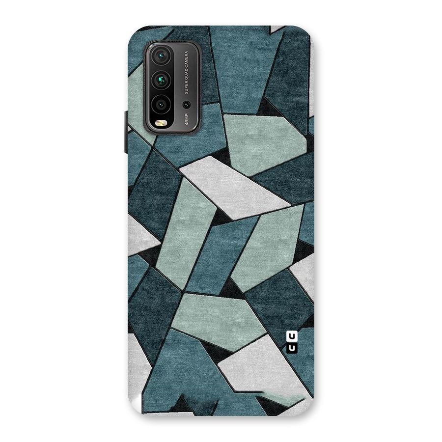 Concrete Green Abstract Back Case for Redmi 9 Power