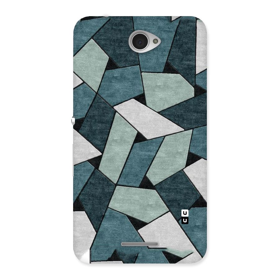 Concrete Green Abstract Back Case for Sony Xperia E4