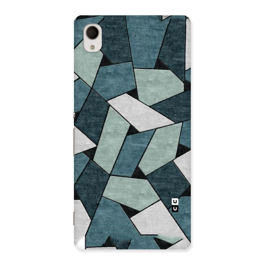 Concrete Green Abstract Back Case for Sony Xperia M4