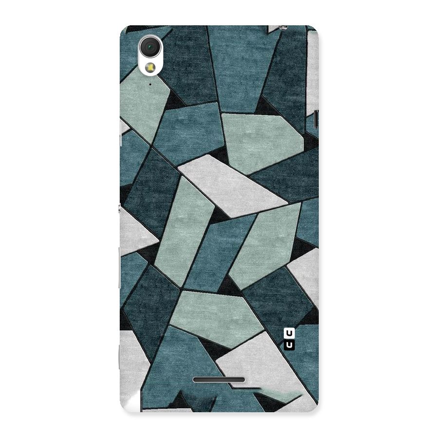 Concrete Green Abstract Back Case for Sony Xperia T3