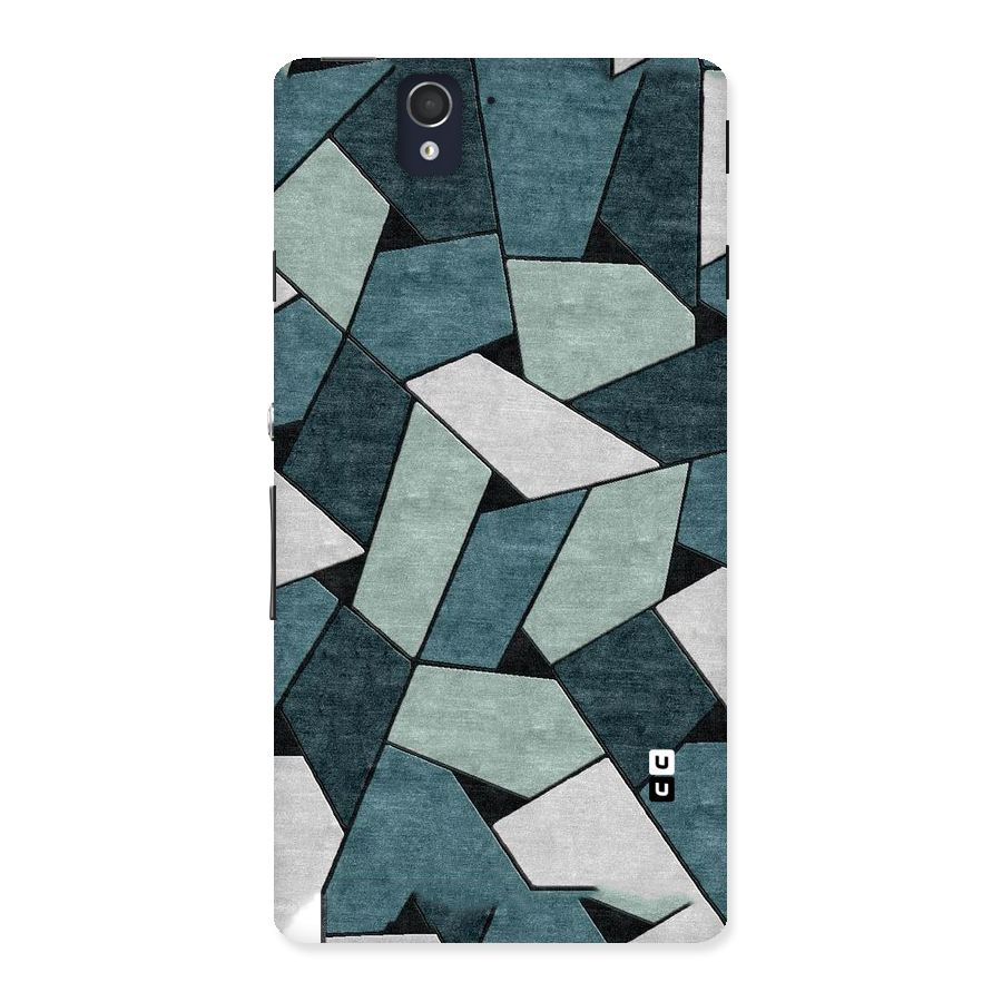 Concrete Green Abstract Back Case for Sony Xperia Z