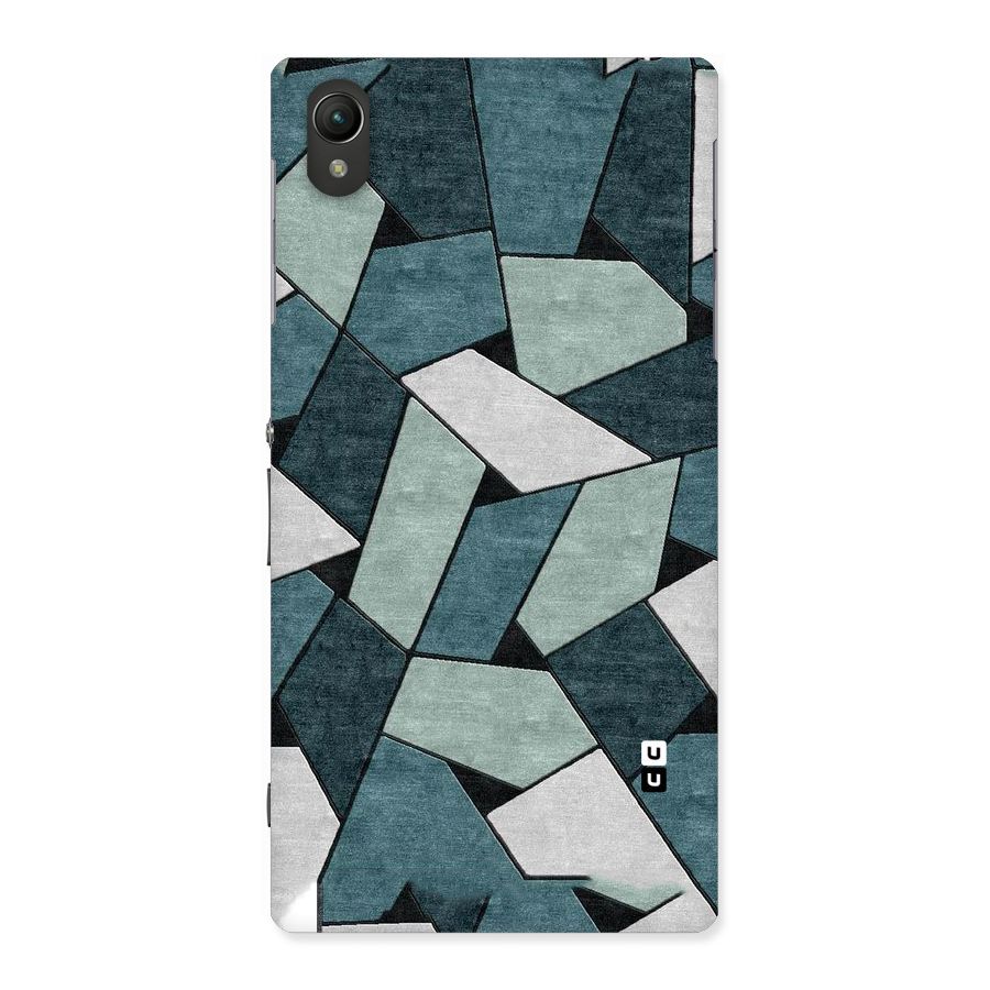 Concrete Green Abstract Back Case for Sony Xperia Z1