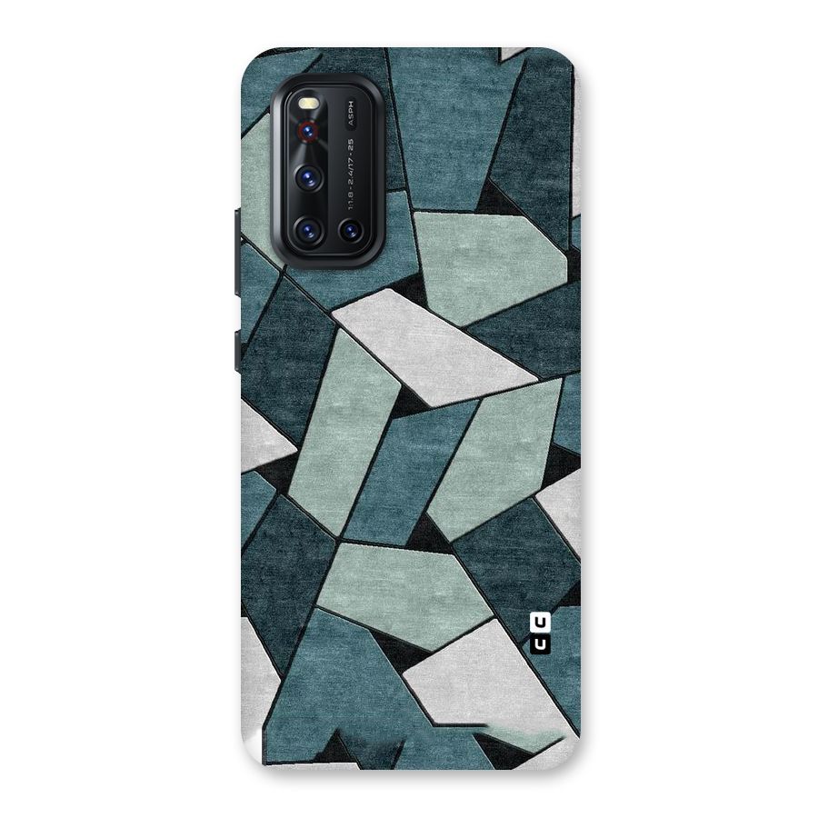 Concrete Green Abstract Back Case for Vivo V19