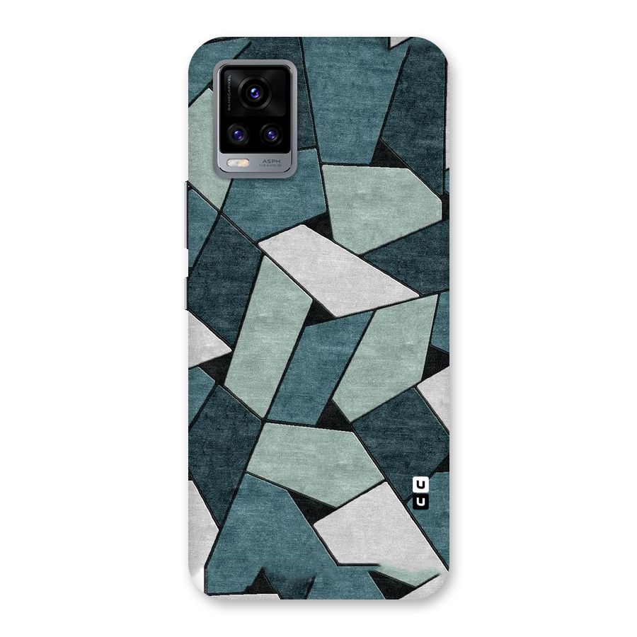Concrete Green Abstract Back Case for Vivo V20