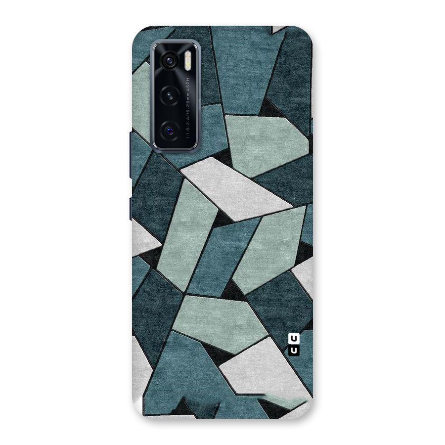 Concrete Green Abstract Back Case for Vivo V20 SE