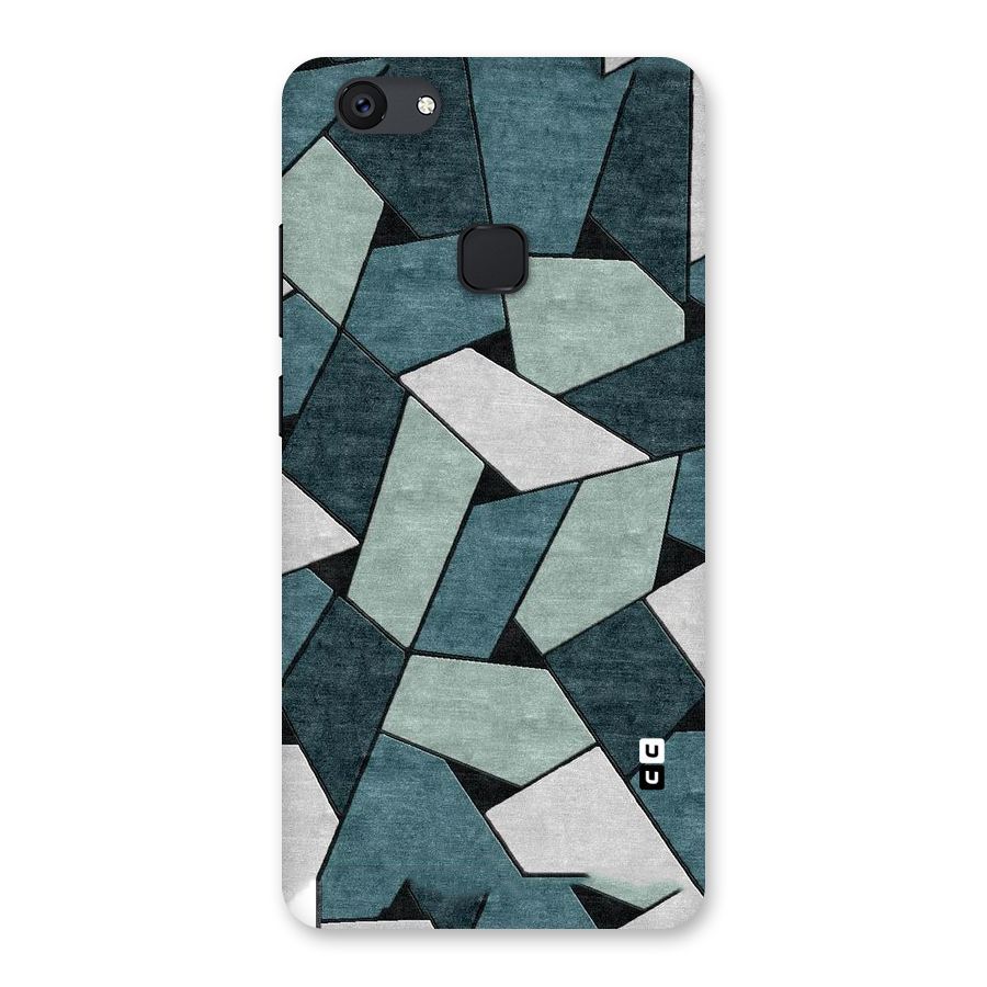Concrete Green Abstract Back Case for Vivo V7 Plus