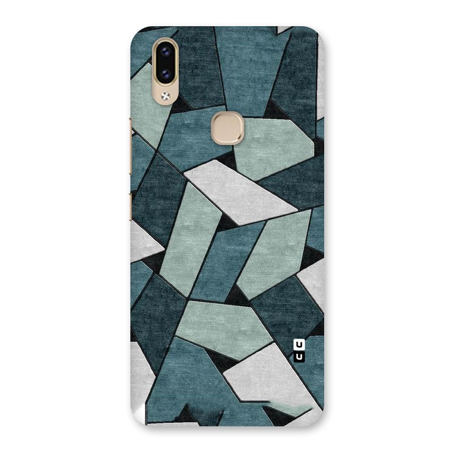 Concrete Green Abstract Back Case for Vivo V9 Youth