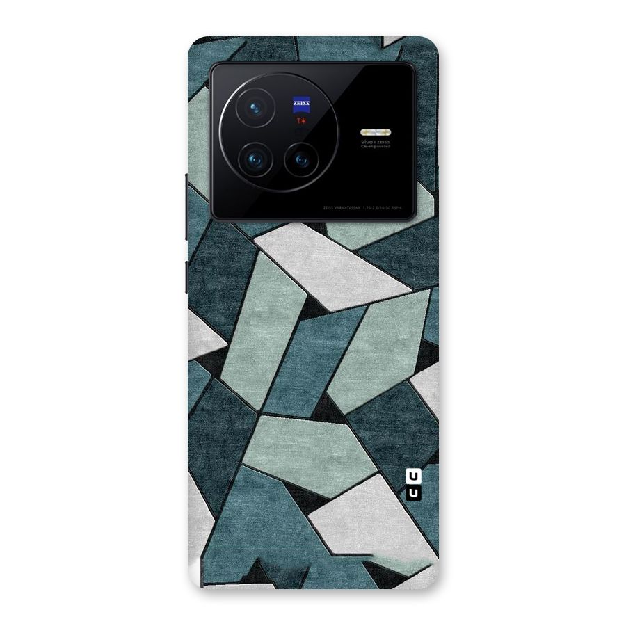 Concrete Green Abstract Back Case for Vivo X80