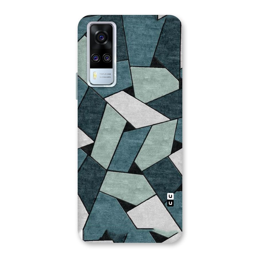 Concrete Green Abstract Back Case for Vivo Y31