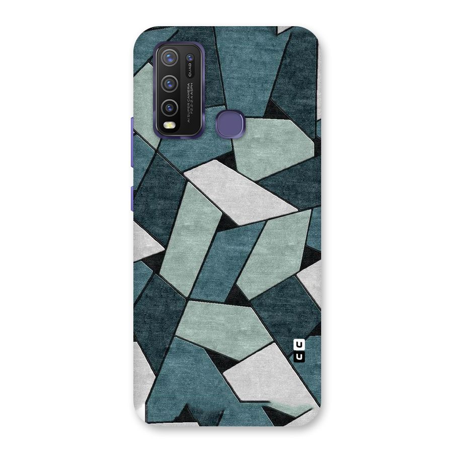Concrete Green Abstract Back Case for Vivo Y50
