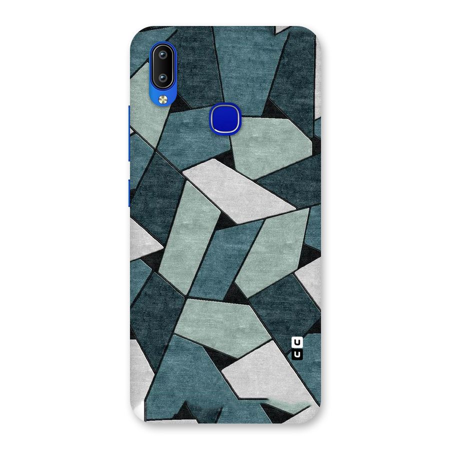Concrete Green Abstract Back Case for Vivo Y91