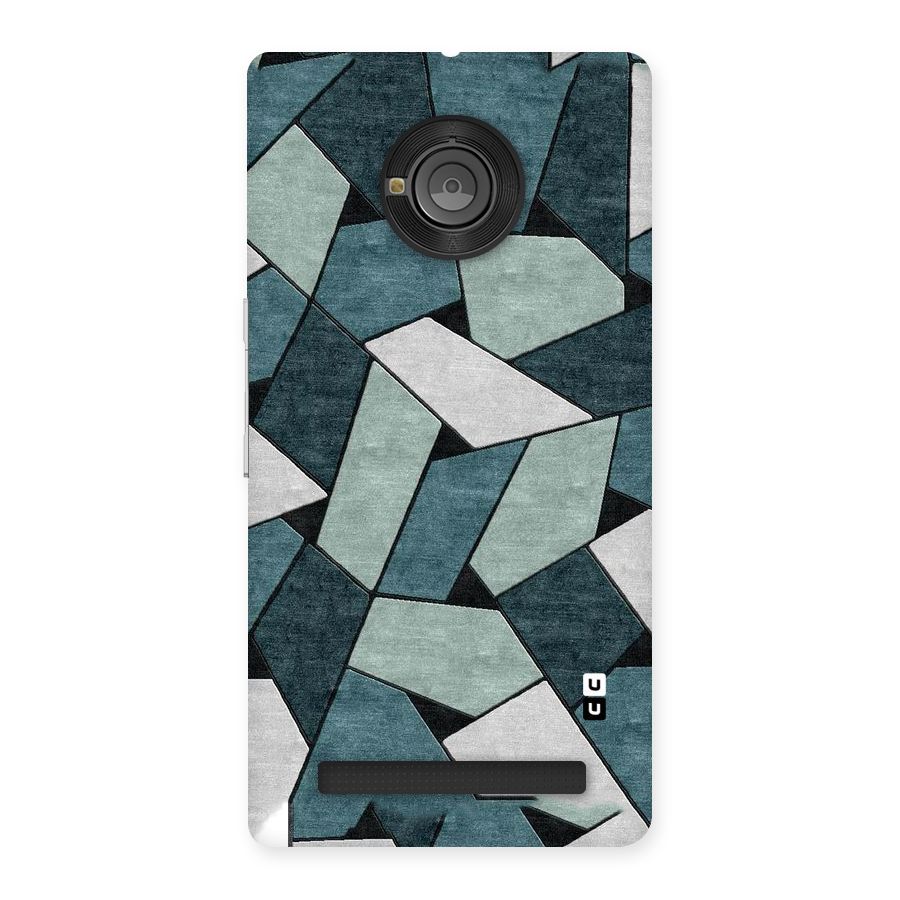 Concrete Green Abstract Back Case for Yu Yunique