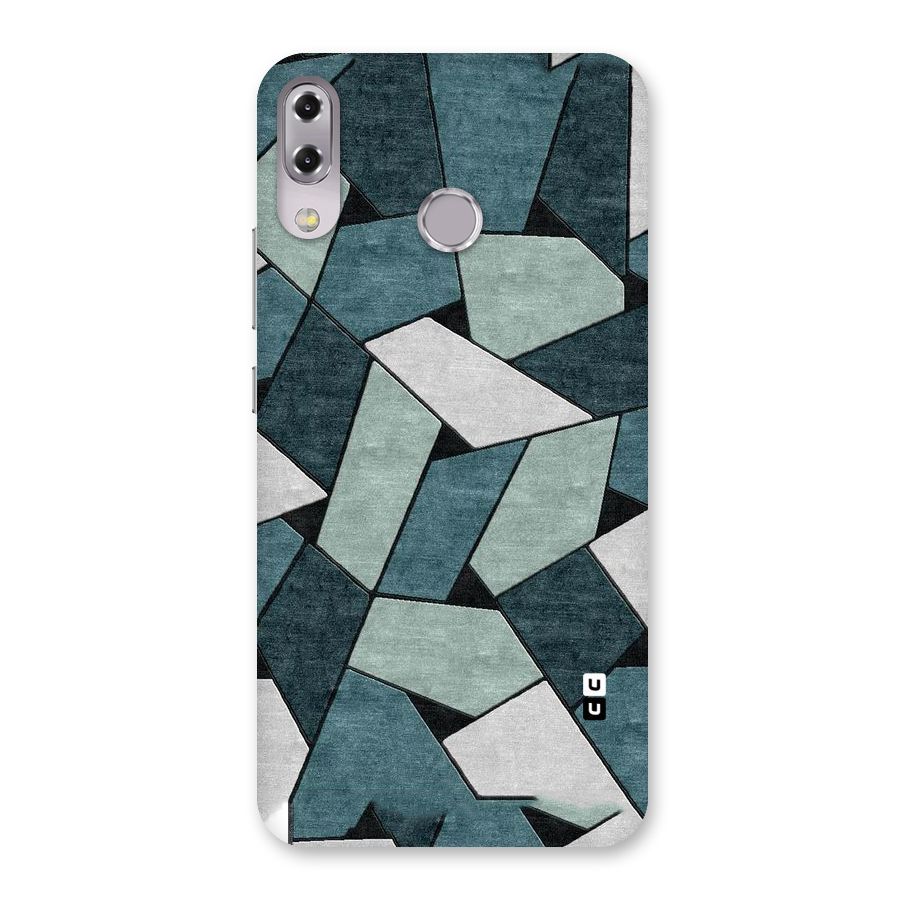 Concrete Green Abstract Back Case for Zenfone 5Z