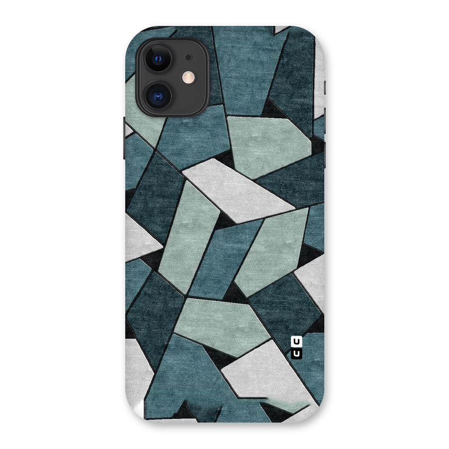 Concrete Green Abstract Back Case for iPhone 11