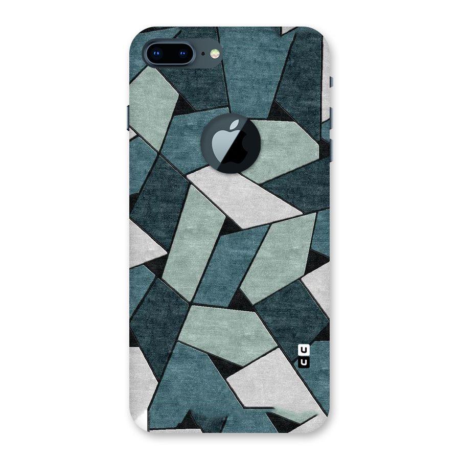 Concrete Green Abstract Back Case for iPhone 7 Plus Logo Cut