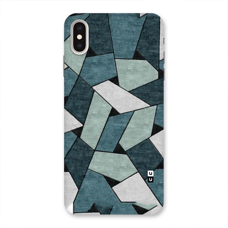 Concrete Green Abstract Back Case for iPhone XS Max