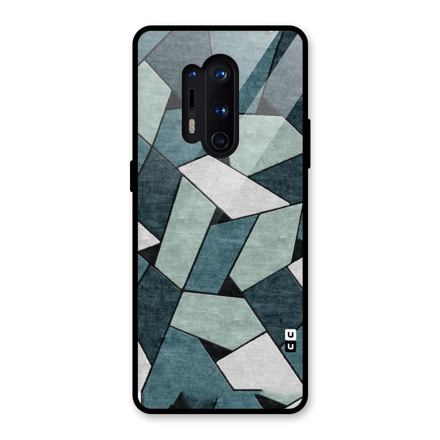 Concrete Green Abstract Glass Back Case for OnePlus 8 Pro