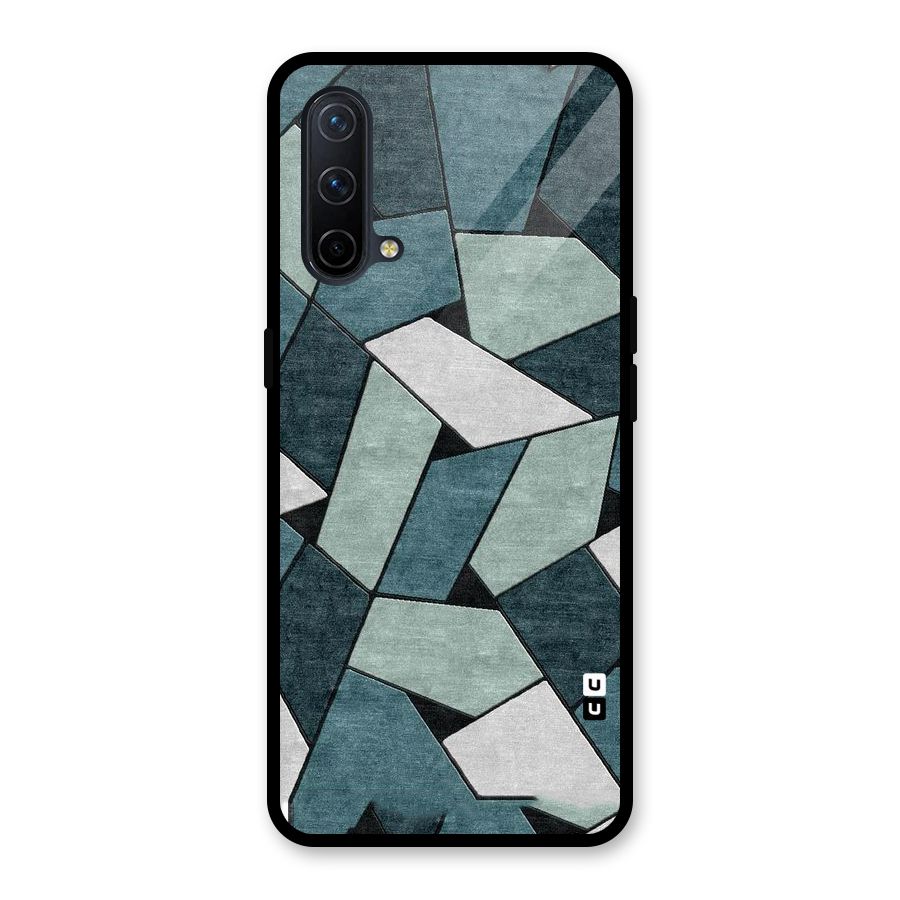Concrete Green Abstract Glass Back Case for OnePlus Nord CE 5G