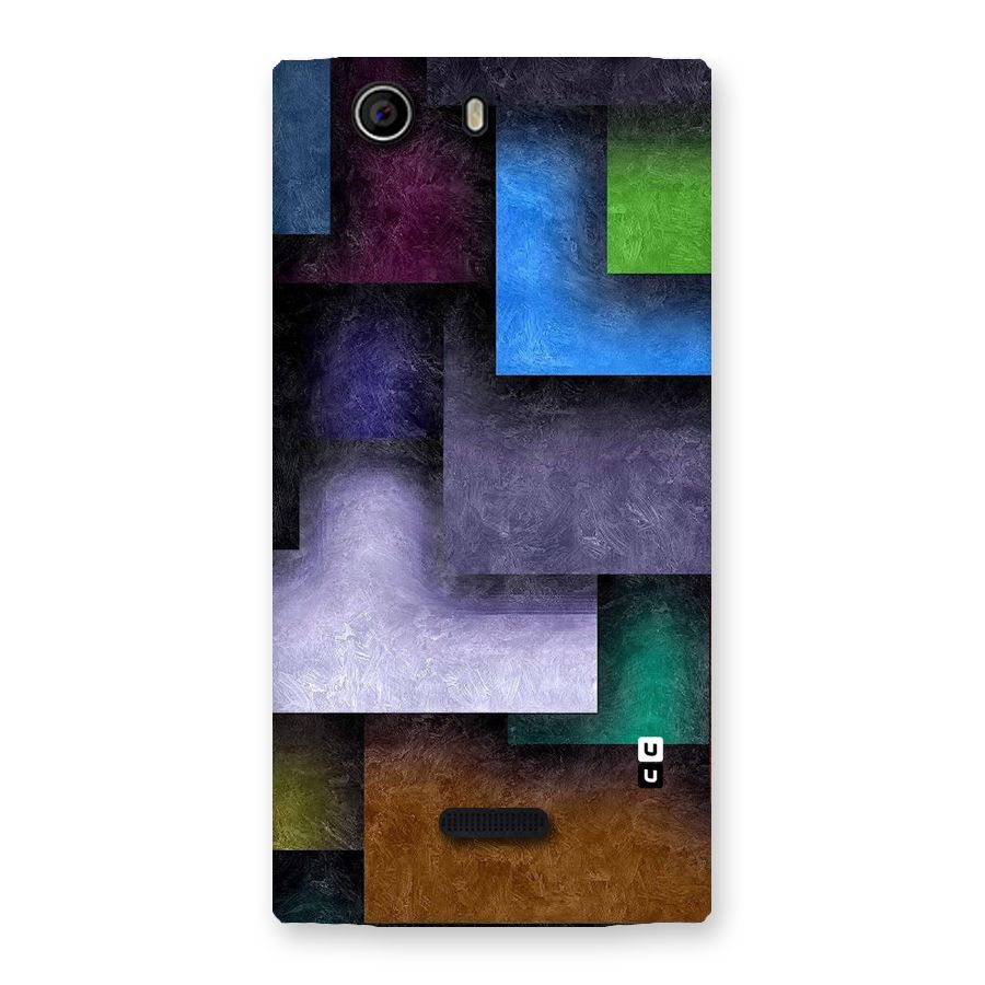 Concrete Squares Back Case for Canvas Nitro 2 E311