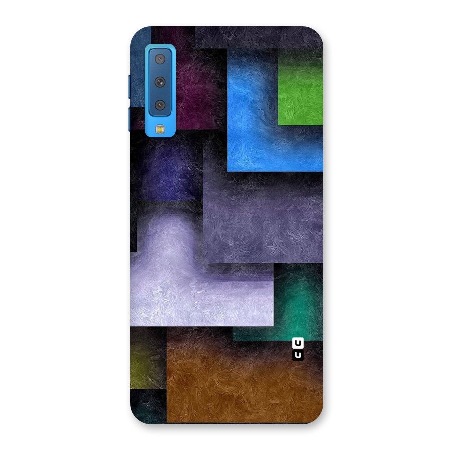 Concrete Squares Back Case for Galaxy A7 (2018)