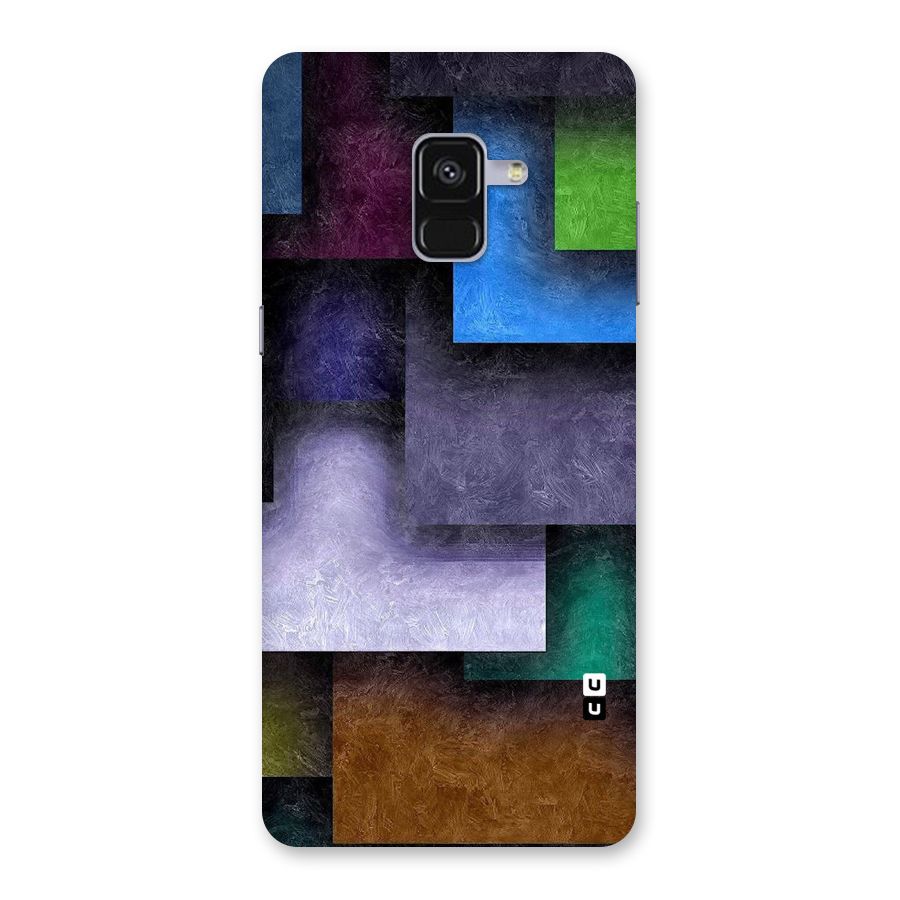 Concrete Squares Back Case for Galaxy A8 Plus