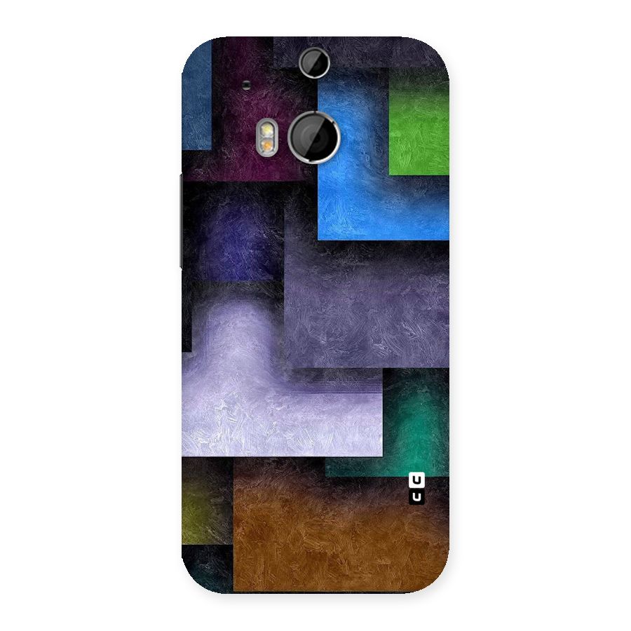Concrete Squares Back Case for HTC One M8