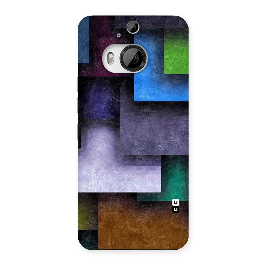 Concrete Squares Back Case for HTC One M9 Plus