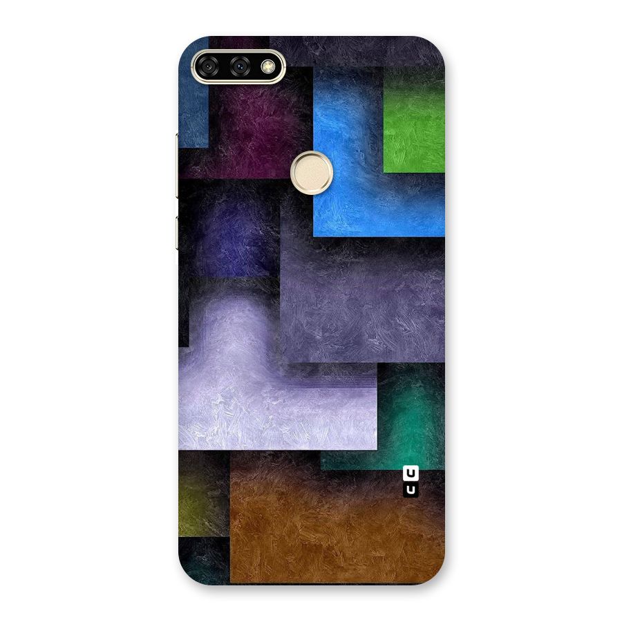 Concrete Squares Back Case for Honor 7A