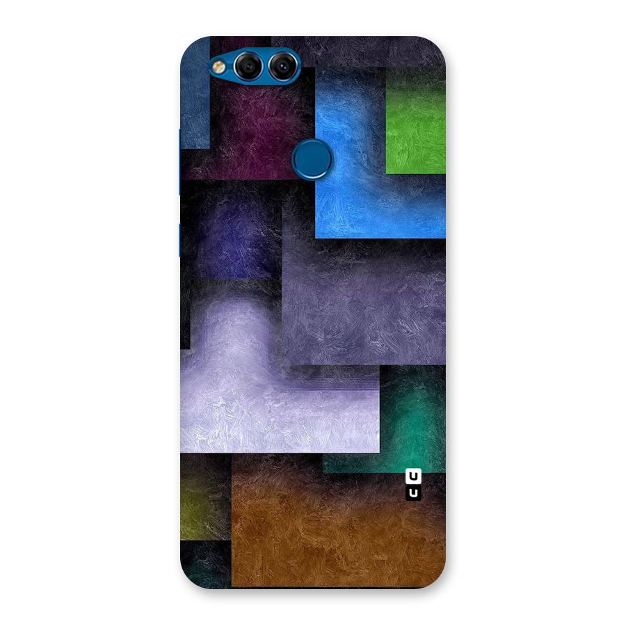 Concrete Squares Back Case for Honor 7X