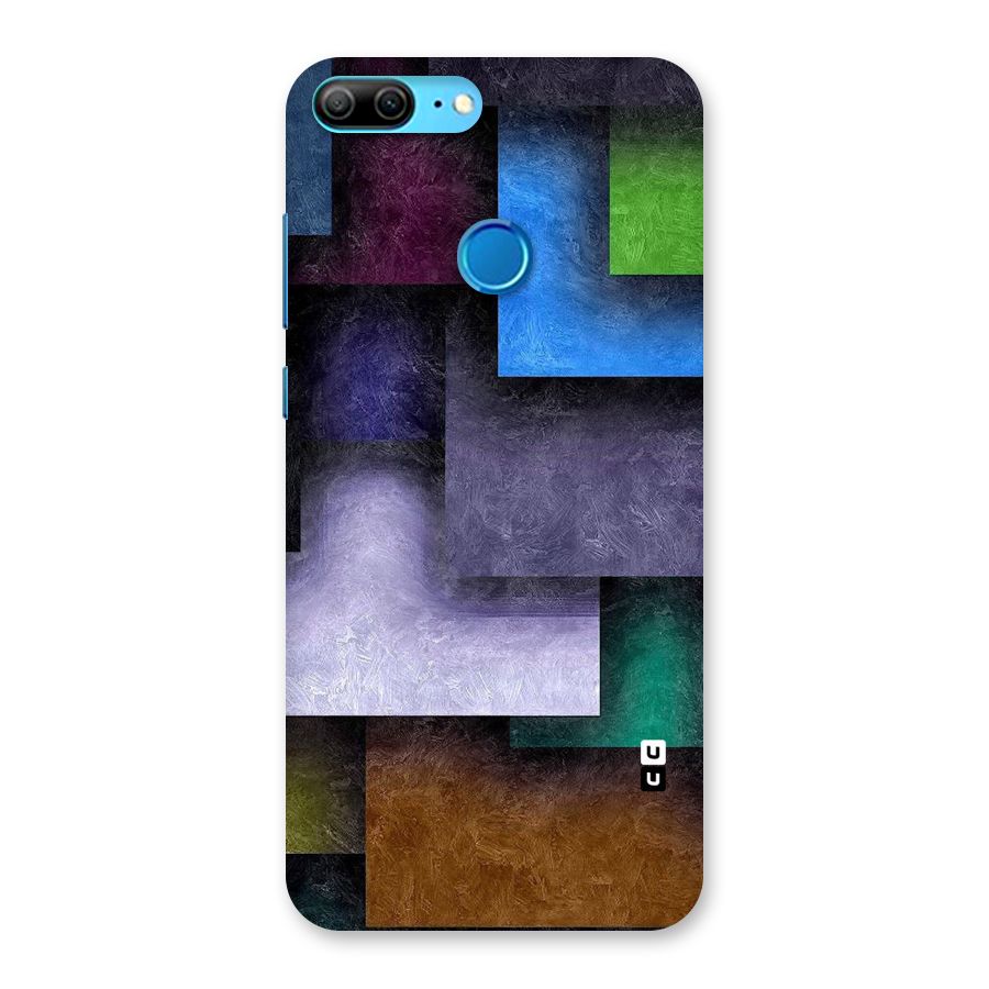 Concrete Squares Back Case for Honor 9 Lite