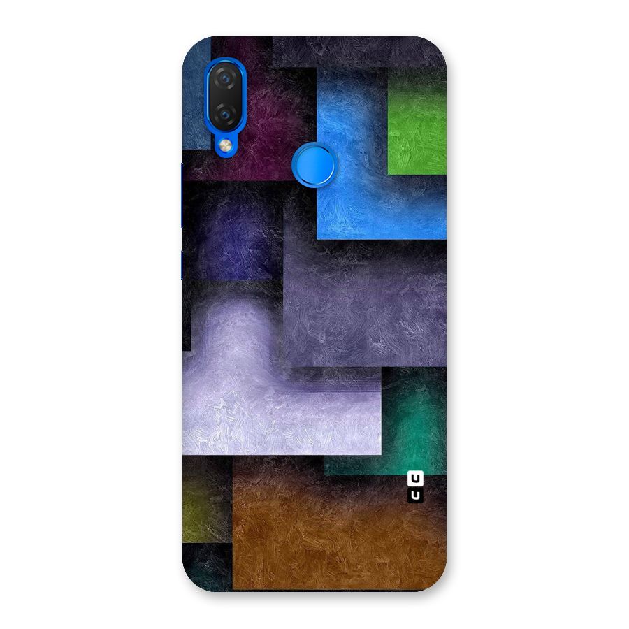 Concrete Squares Back Case for Huawei P Smart+