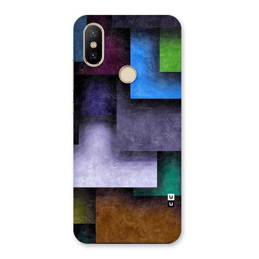 Concrete Squares Back Case for Mi A2