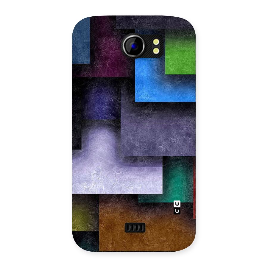 Concrete Squares Back Case for Micromax Canvas 2 A110