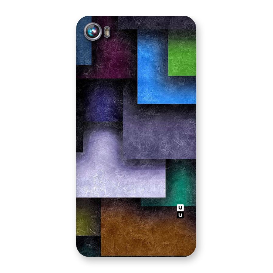 Concrete Squares Back Case for Micromax Canvas Fire 4 A107