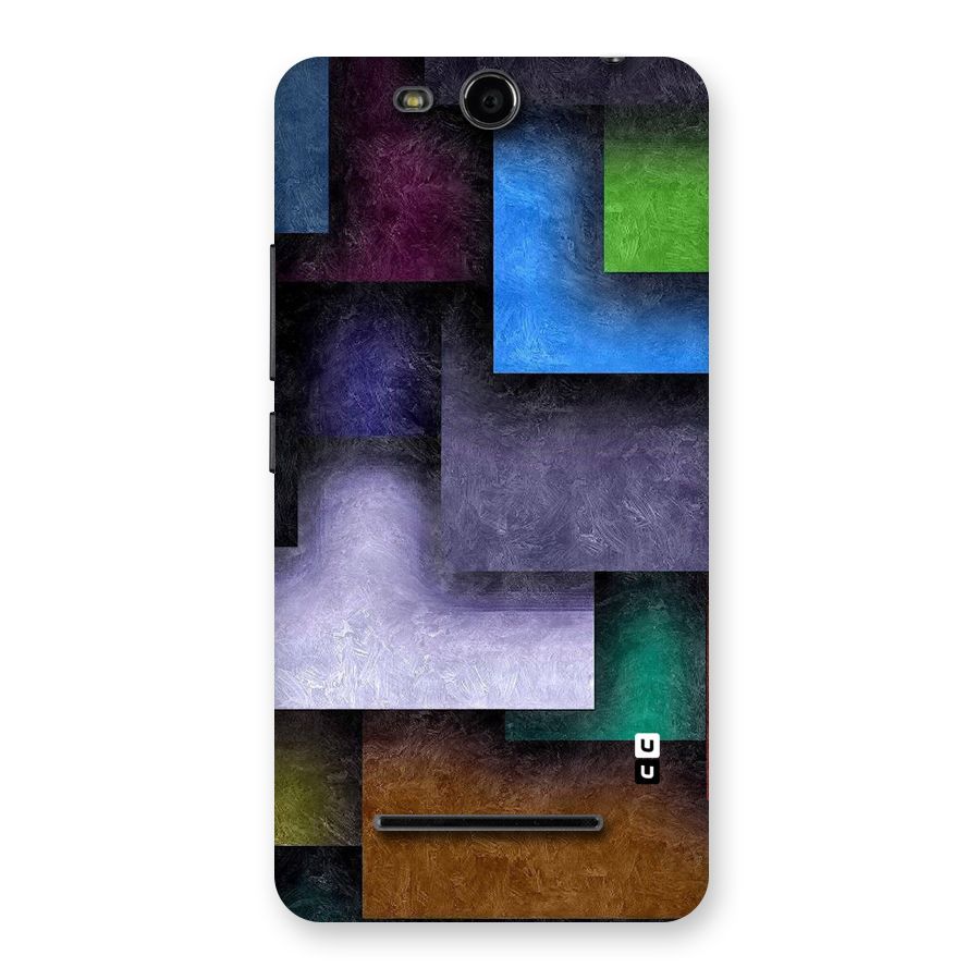 Concrete Squares Back Case for Micromax Canvas Juice 3 Q392