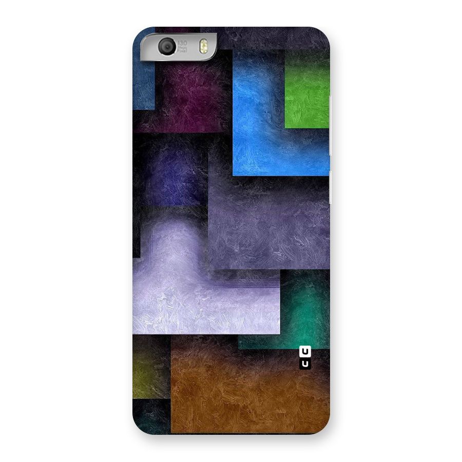 Concrete Squares Back Case for Micromax Canvas Knight 2