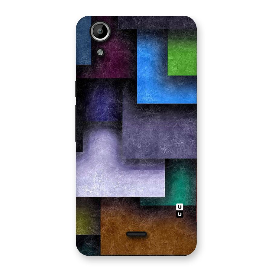 Concrete Squares Back Case for Micromax Canvas Selfie Lens Q345