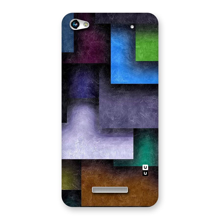 Concrete Squares Back Case for Micromax Hue 2
