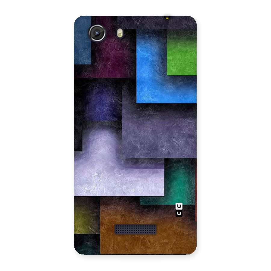 Concrete Squares Back Case for Micromax Unite 3