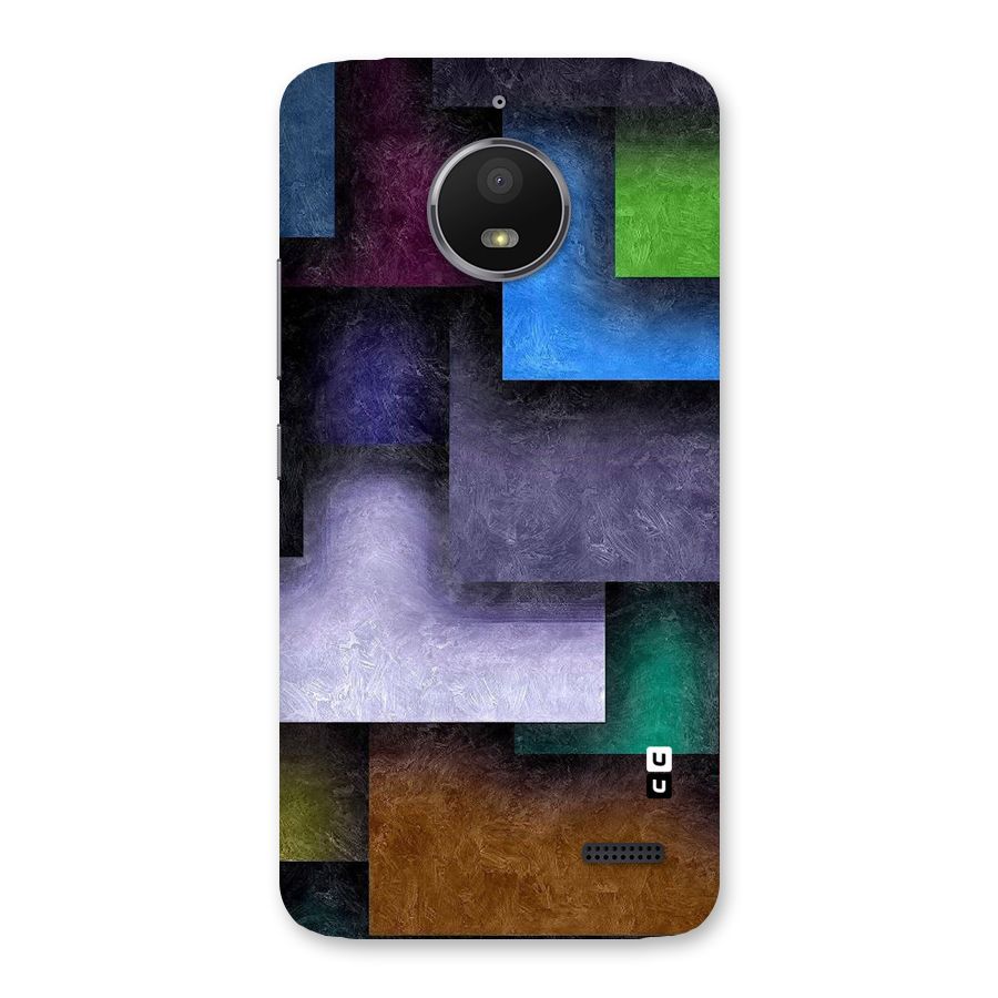 Concrete Squares Back Case for Moto E4
