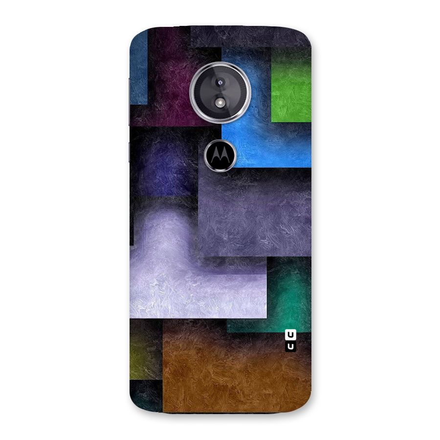 Concrete Squares Back Case for Moto E5
