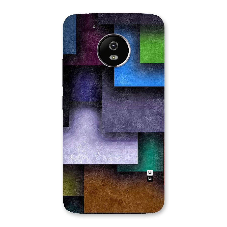 Concrete Squares Back Case for Moto G5