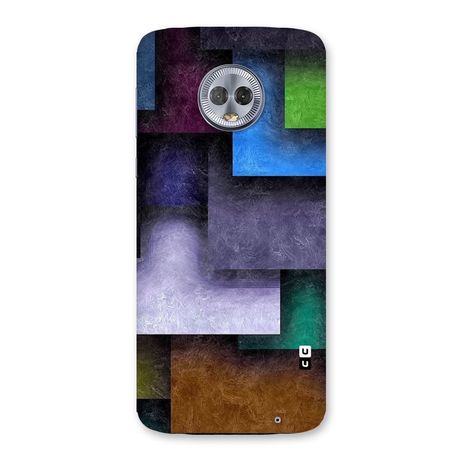 Concrete Squares Back Case for Moto G6 Plus