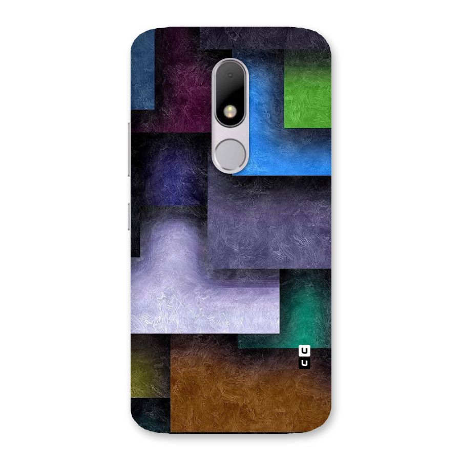 Concrete Squares Back Case for Moto M
