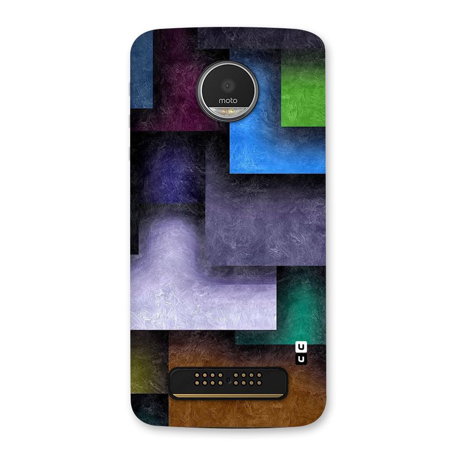 Concrete Squares Back Case for Moto Z Play