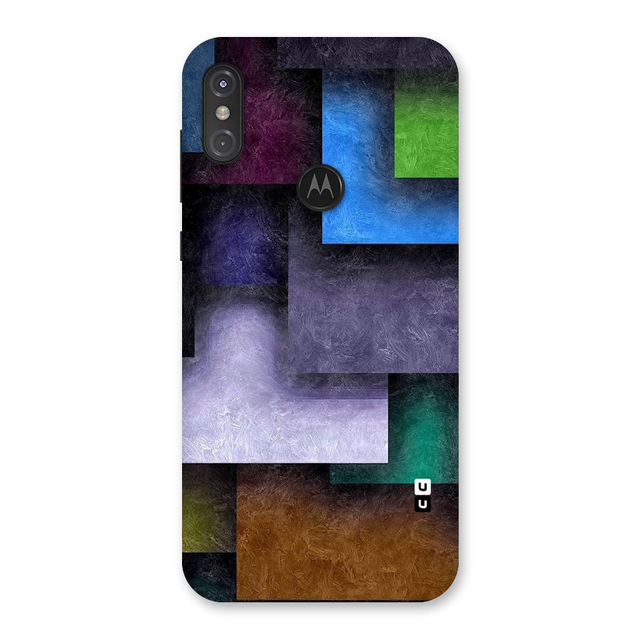Concrete Squares Back Case for Motorola One Power