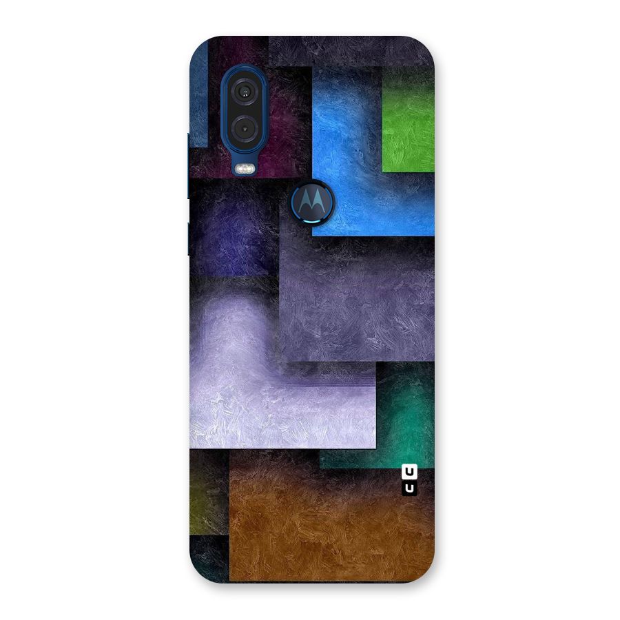 Concrete Squares Back Case for Motorola One Vision