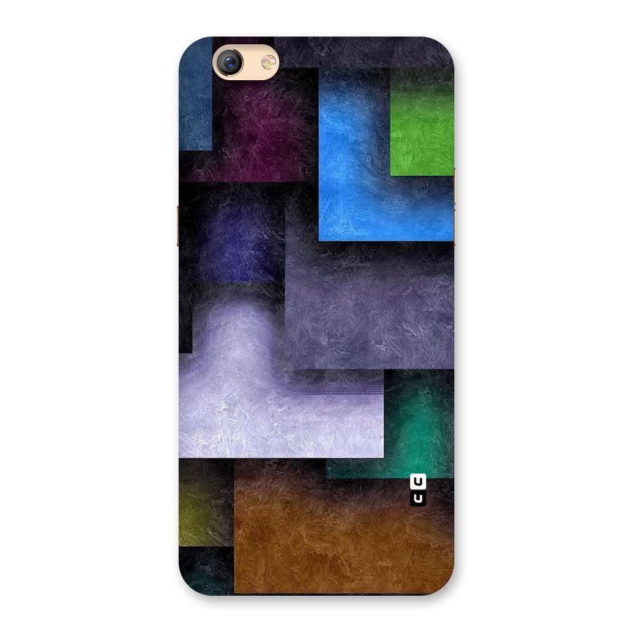 Concrete Squares Back Case for Oppo F3 Plus